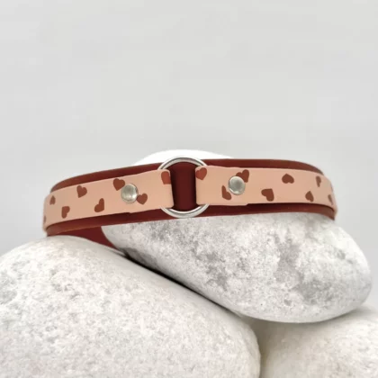 Collier double avec anneau 25mm - custom