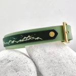 Collar doble de 25mm BioThane® con anilla central – personalizable 🎨
