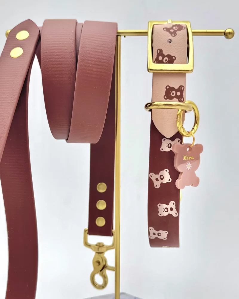 Collier bicolore 25mm BioThane® -  à personnaliser 🎨 – Image 7