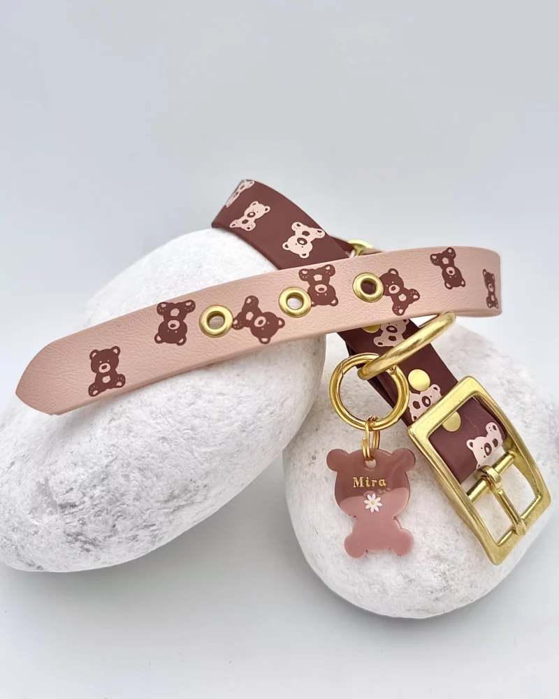 Collier bicolore 25mm BioThane® -  à personnaliser 🎨 – Image 5