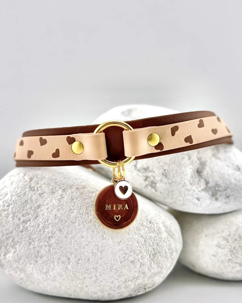 Collier double avec anneau 25mm BioThane® - à personnaliser 🎨 – Image 3