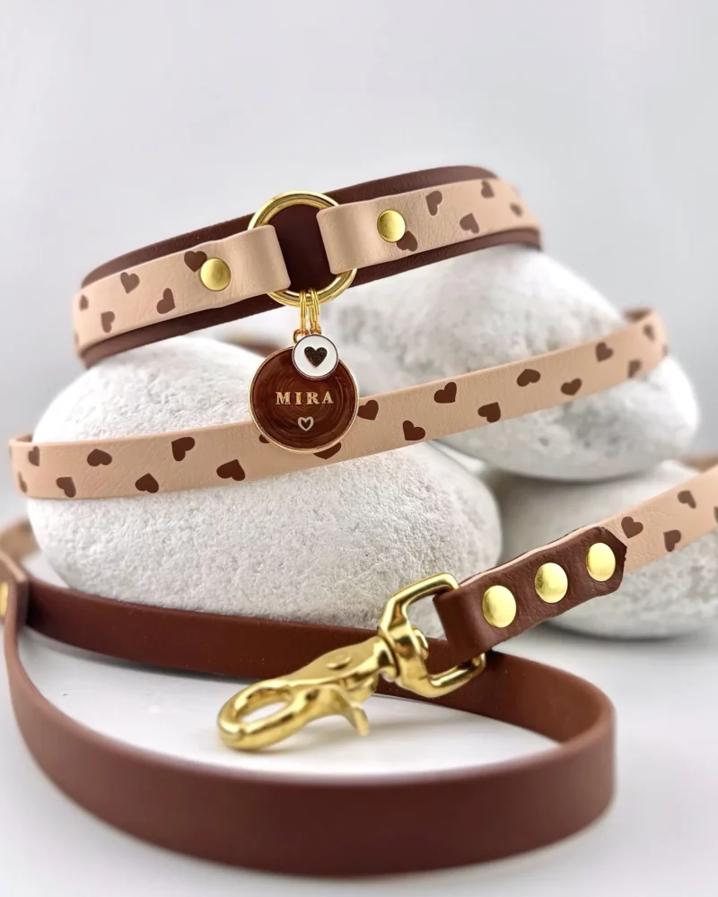Collier double avec anneau 25mm BioThane® - à personnaliser 🎨 – Image 6