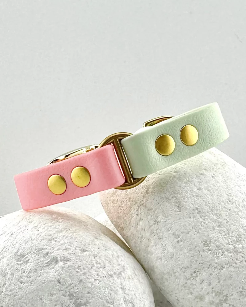 Collier bicolore 16mm PVC - à personnaliser 🎨