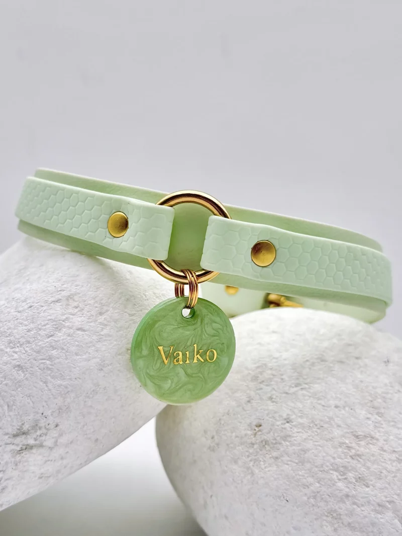 Collier double avec anneau 25mm PVC - à personnaliser 🎨 – Image 4