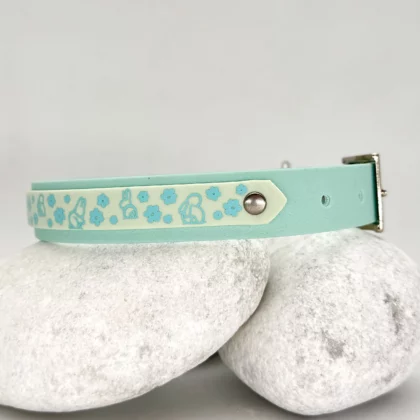 Collier double 25mm PVC - à personnaliser 🎨
