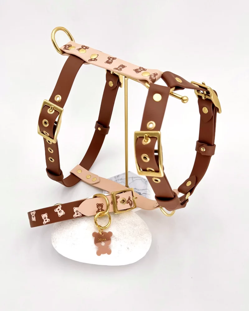 Collier bicolore 25mm BioThane® – Kuma no Nuigurumi – Image 9