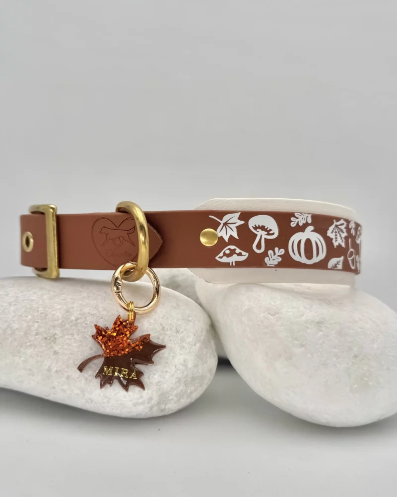 Collier double 38mm BioThane® - Aki no mori – Image 5