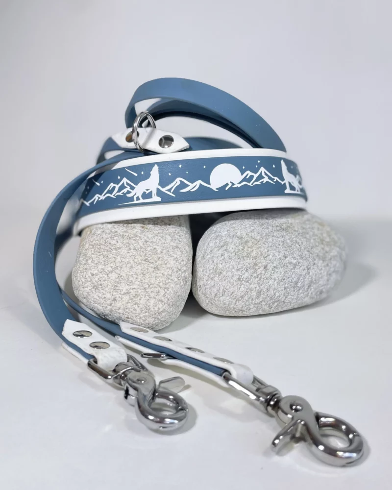 Collier double 38mm BioThane® – Ōkami – Image 4