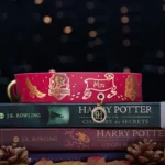 Collier bicolore 38mm BioThane® – Harry Potter (Gryffondor)