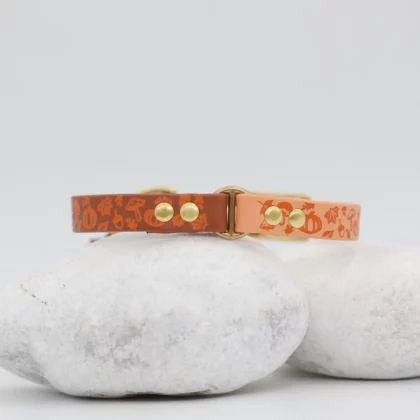 Collier bicolore 16mm BioThane® – Aki no mori