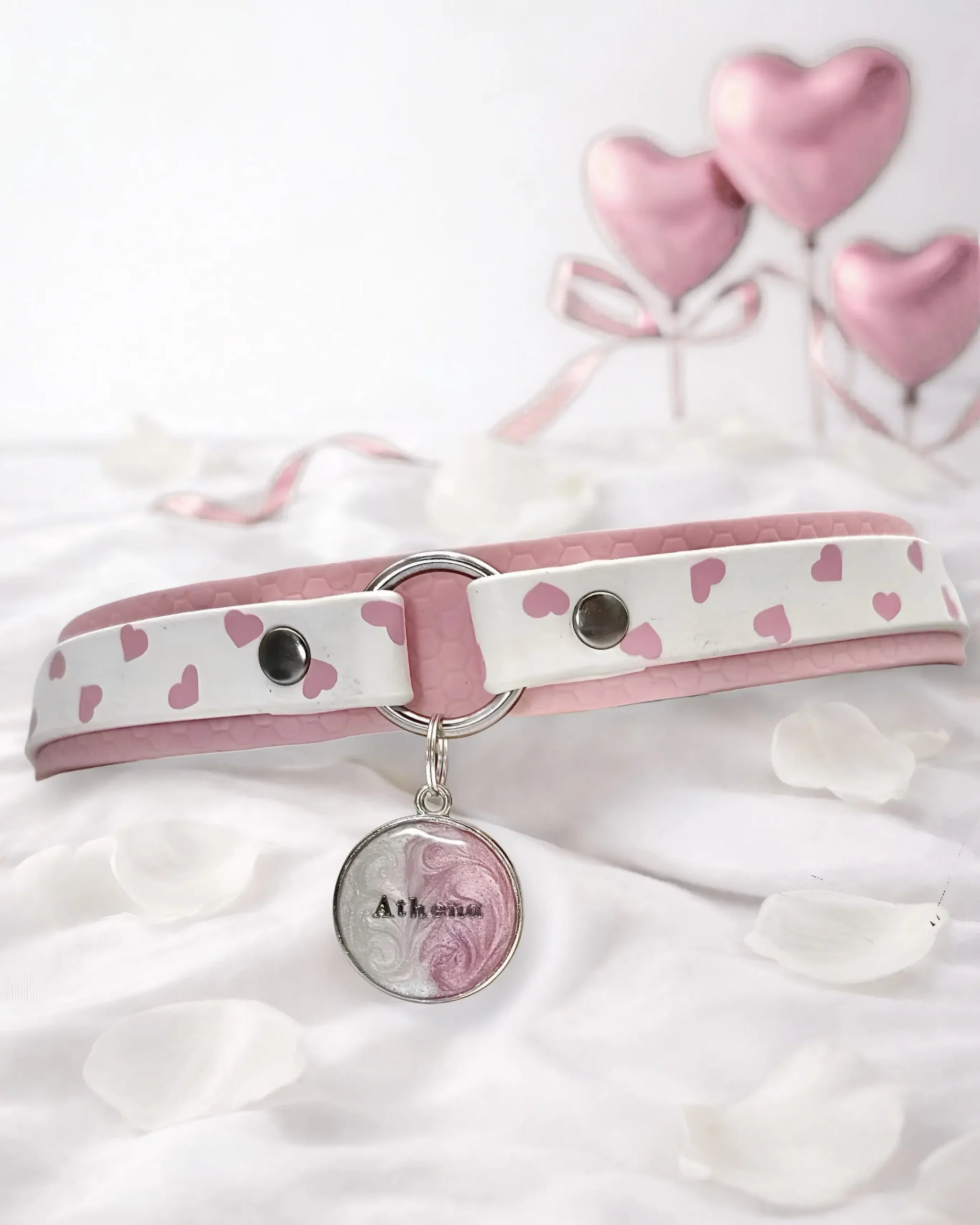 Collier double avec anneau 25mm PVC | Biothane® – Kokoro Collier double avec anneau 25mm PVC | Biothane® – Kokoro