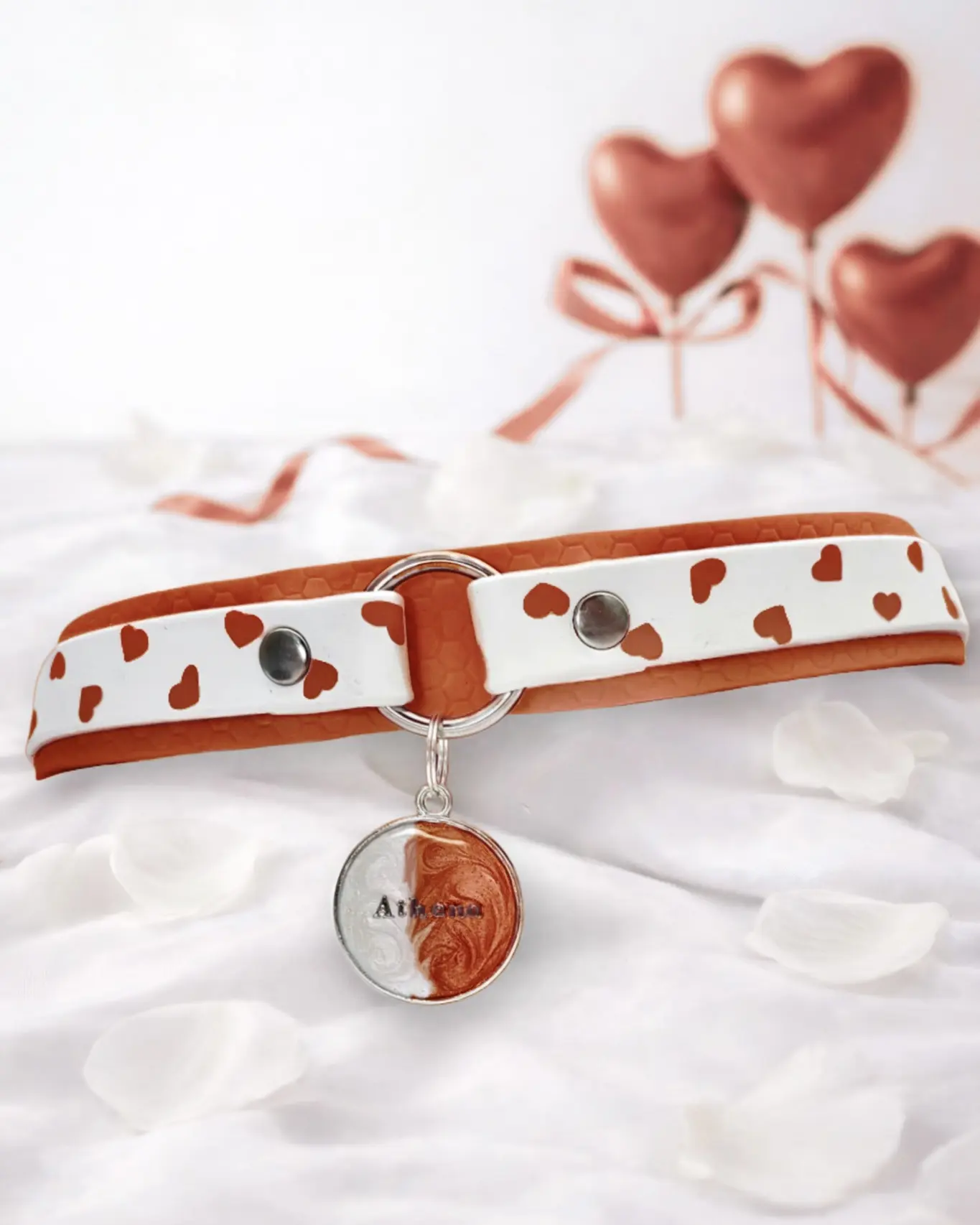 Collier double avec anneau 25mm PVC | Biothane® – Kokoro Collier double avec anneau 25mm PVC | Biothane® – Kokoro – Image 6